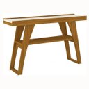 Ver imagem 2 de Aparador Menphis Henn Nature Off White Retrô MDP com Prateleira Sala Hall Decorativo 136cm