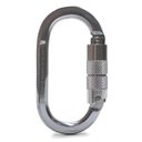 Ver imagem 2 de Mosquetão Sideup Aço Oval Tripla Trava Automática 25kn Ce En Nbr Cromado