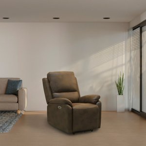 Cadeira do Papai Reclinavel Elétrica Nobuk Premium Marrom