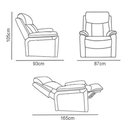 Ver imagem 5 de Cadeira do Papai Reclinavel Elétrica Nobuk Premium Marrom