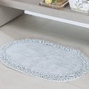 Ver imagem 2 de Tapete Oval para Banheiro Suria Niazitex 40x60cm