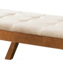 Ver imagem 5 de Banco Recamier em Madeira Macica Rubi Castanho Atraente Móveis