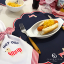 Ver imagem 2 de Guardanapo Branco Com Bordado Hot Dog