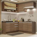 Ver imagem 1 de Armário de Cozinha Completa de Canto 349cm Rustic Glamy Madesa 02