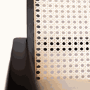 Ver imagem 4 de Cadeira Venezia Preta em Madeira Maciça Durabilidade encosto Tela Sextavada em Padrão Hexagonal