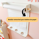 Ver imagem 5 de Lousa de Parede Branca Infantil – Criativa para Desenho e Pintura (Duo) + Bobina de Papel