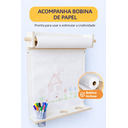 Ver imagem 5 de Lousa de Parede Branca Infantil – Criativa para Desenho e Pintura (duo) + Bobina de Papel