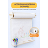 Lousa de Parede Branca Infantil – Criativa para Desenho e Pintura (duo) + Bobina de Papel - 5
