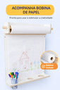Ver imagem 5 de Lousa de Parede Branca Infantil – Criativa para Desenho e Pintura (duo) + Bobina de Papel