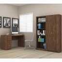 Ver imagem 1 de Conjunto para Home Office 03 Peças Nogal - Tecno Mobili