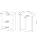 Ver imagem 7 de Conjunto para Home Office Ideal 03 Peças Branco - Tecno Mobili