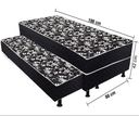 Ver imagem 4 de Cama Box Solteiro Conjugado com Auxiliar Bicama Espuma Ortopédica