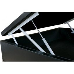 Cama Box Baú Casal 138x188 Preto - 2