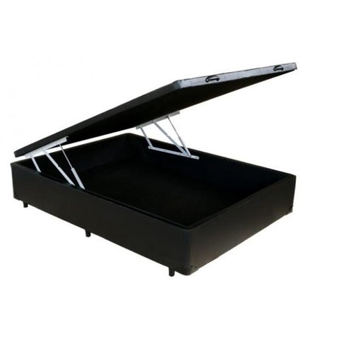 Cama Box Baú Casal 138x188 Preto