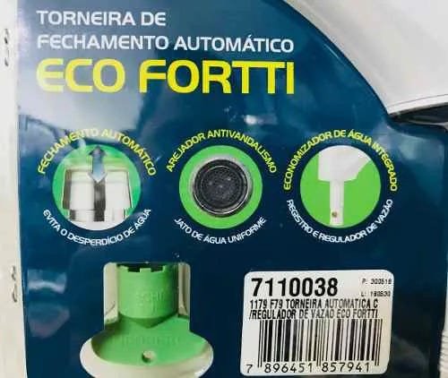 Torneira Automática Regulador Eco Fortti 1179 F79 Lorenzetti - Branco - 5