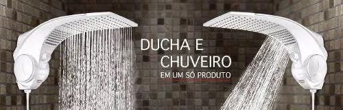 Ducha Duo Shower Quadra Eletrônica 7500w 220v Lorenzetti - Polido - Branco - 4