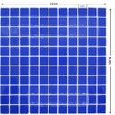 Ver imagem 7 de Pastilha de Vidro La Bella Cristal Lisa Azul 30x30cm