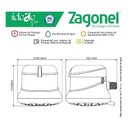 Ver imagem 3 de Ducha Ideale Plus 4 Temperaturas 6.800w 220v Zagonel - Polido - Branco
