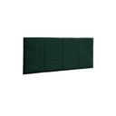 Ver imagem 1 de Cabeceira Painel Raissa 100 cm Suede Verde