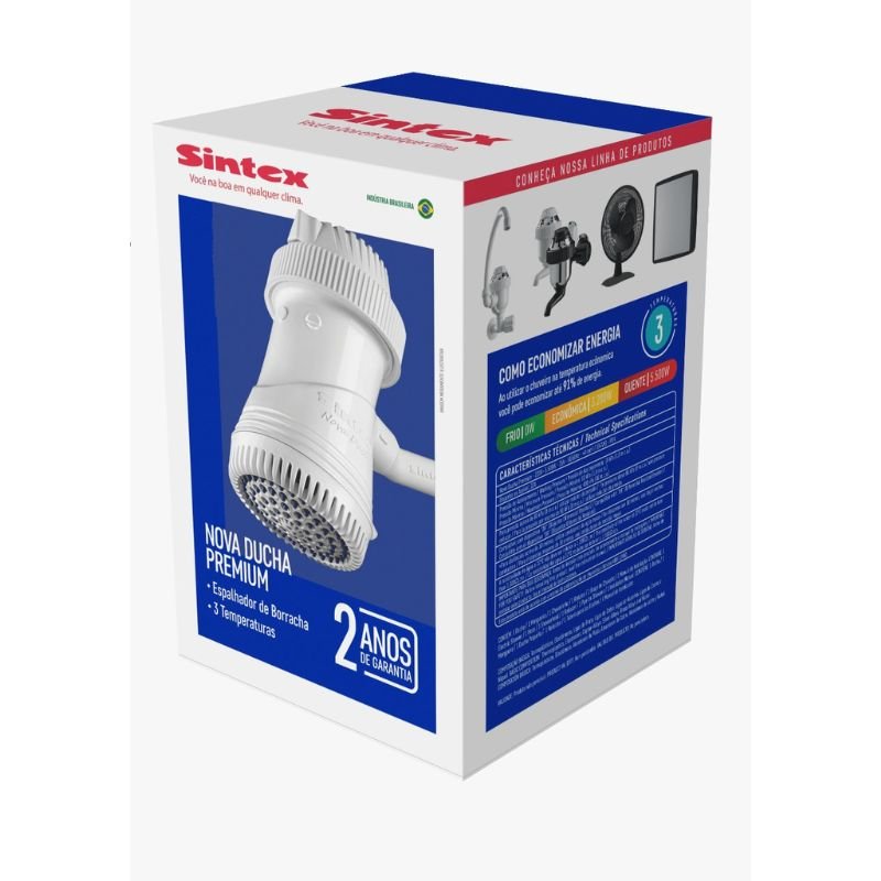 Chuveiro Nova Ducha Premium 220v 5.500w - Dp255 Sintex - 4