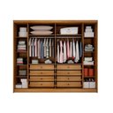Ver imagem 5 de Guarda Roupa Casal 6 Portas e 8 Gavetas Santoro/bolonha Cumaru - Novo Horizonte