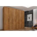 Ver imagem 1 de Guarda Roupa Casal 6 Portas e 8 Gavetas Santoro/bolonha Cumaru - Novo Horizonte
