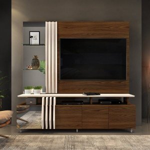 Rack com Painel DJ Móveis Bella Linha Deseo 100 MDF