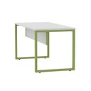Ver imagem 7 de Escrivaninha Mesa Escritório X 150cm Industrial Cinza e Verde Miró