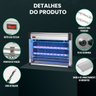 Mosquiteiro Elétrico com Luz Ultra Violeta Atrai e Mata Mosca e Insetos:110v - 3