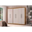 Ver imagem 1 de Guarda Roupa Casal 6 Portas 4 Gavetas com Pés News 6000-50 Araplac
