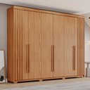 Ver imagem 1 de Guarda-roupa Casal Norton 6 Portas 4 Gavetas Flex Nature - Henn