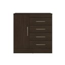 Ver imagem 2 de Cômoda Montevidéu 4 gavetas 1 porta Ébano Touch - Demóbile