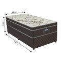 Ver imagem 3 de Cama Box Casal Gazin  Gazin Mola Pérola Negra 88x188
