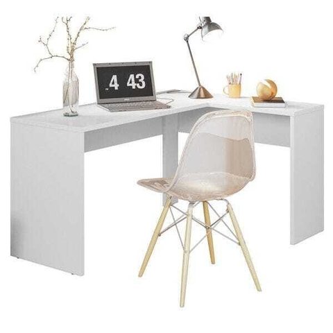 ESCRIVANINHA DE CANTO OFFICE PRESENCE BRANCO - DEMÓBILE