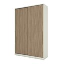 Ver imagem 1 de Guarda Roupa Seletto 02 Portas Deslizantes Areia Hp/jequitibá - Henn