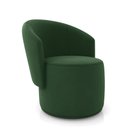 Ver imagem 6 de Poltrona Decorativa Orgânica Fixa para Sala Kit 2 Malu Veludo Verde M11 - D’Rossi