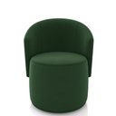 Ver imagem 5 de Poltrona Decorativa Orgânica Fixa para Sala Kit 2 Malu Veludo Verde M11 - D’Rossi
