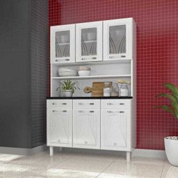 Kit Cozinha Compacta Star Telasul Com Vidro - 1 Kit Cozinha Compacta Star Telasul Com Vidro - 1