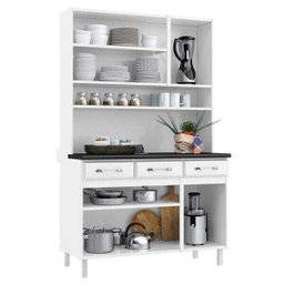 Kit Cozinha Compacta Star Telasul Com Vidro - 4 Kit Cozinha Compacta Star Telasul Com Vidro - 4