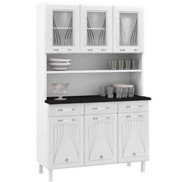 Kit Cozinha Compacta Star Telasul Com Vidro - 2 Kit Cozinha Compacta Star Telasul Com Vidro - 2