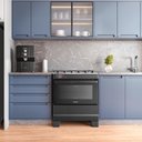 Ver mais imagens de Fogão Esmaltec Ideal Top 5 Bocas Preto Mesa Inox Acendimento Automático Bivolt