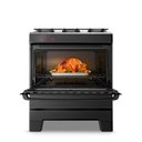 Ver imagem 4 de Fogão Esmaltec Ideal Top 5 Bocas Preto Mesa Inox Acendimento Automático Bivolt