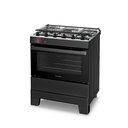 Ver imagem 3 de Fogão Esmaltec Ideal Top 5 Bocas Preto Mesa Inox Acendimento Automático Bivolt