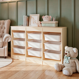 Nicho Infantil Organizador Mdf Carvalho Quater Móveis - 1