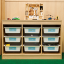 Ver imagem 4 de Nicho Infantil Organizador Mdf Carvalho Quater Móveis