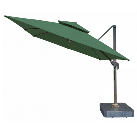 Ombrelone Cloud 2,5x2,5m com Base - Verde