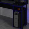 Mesa para Computador Gamer com elevação ME4153 Preta e Azul Tecno Mobili Me 4153 - 2