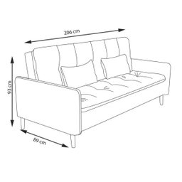 Sofá Cama Donna Matrix - 5