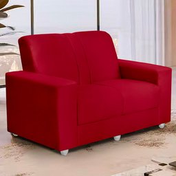 Sofá 2 Lugares Suede Roma - Sofá Casa - 1