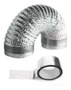 Ver imagem 1 de Duto Flexivel Alum. 300mm - 3 metros + Fita + 2 Abraçadeiras